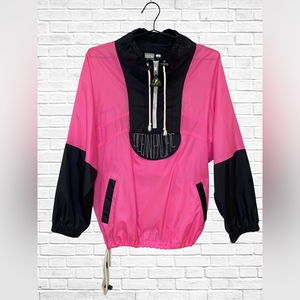 Vintage 1980s 90'S Ocean‎ Pacific OP Neon Pullover Windbreaker Jacket Junior LRG